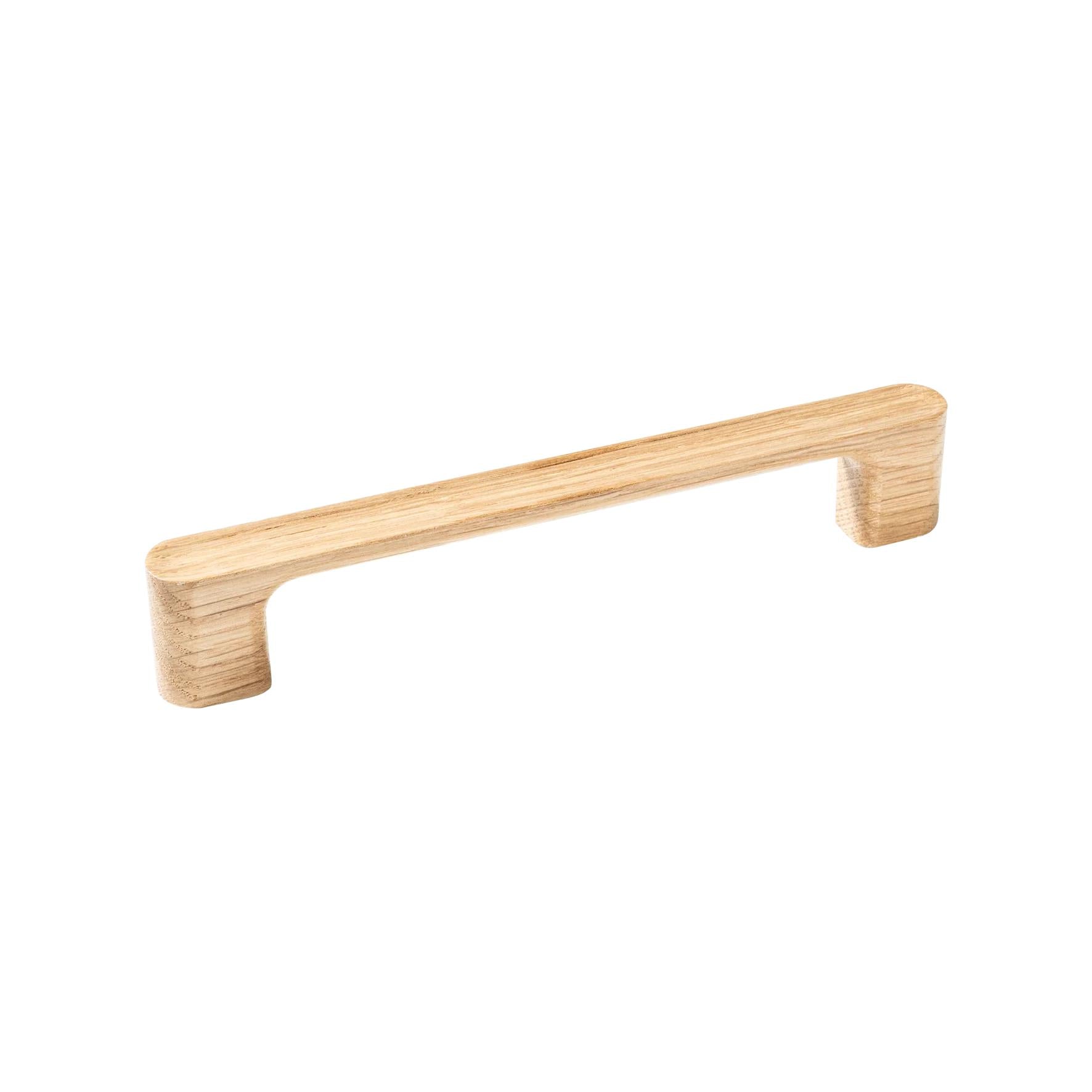 MOMO HANDLES LUV WOOD D HANDLE 160MM OAK in Oak