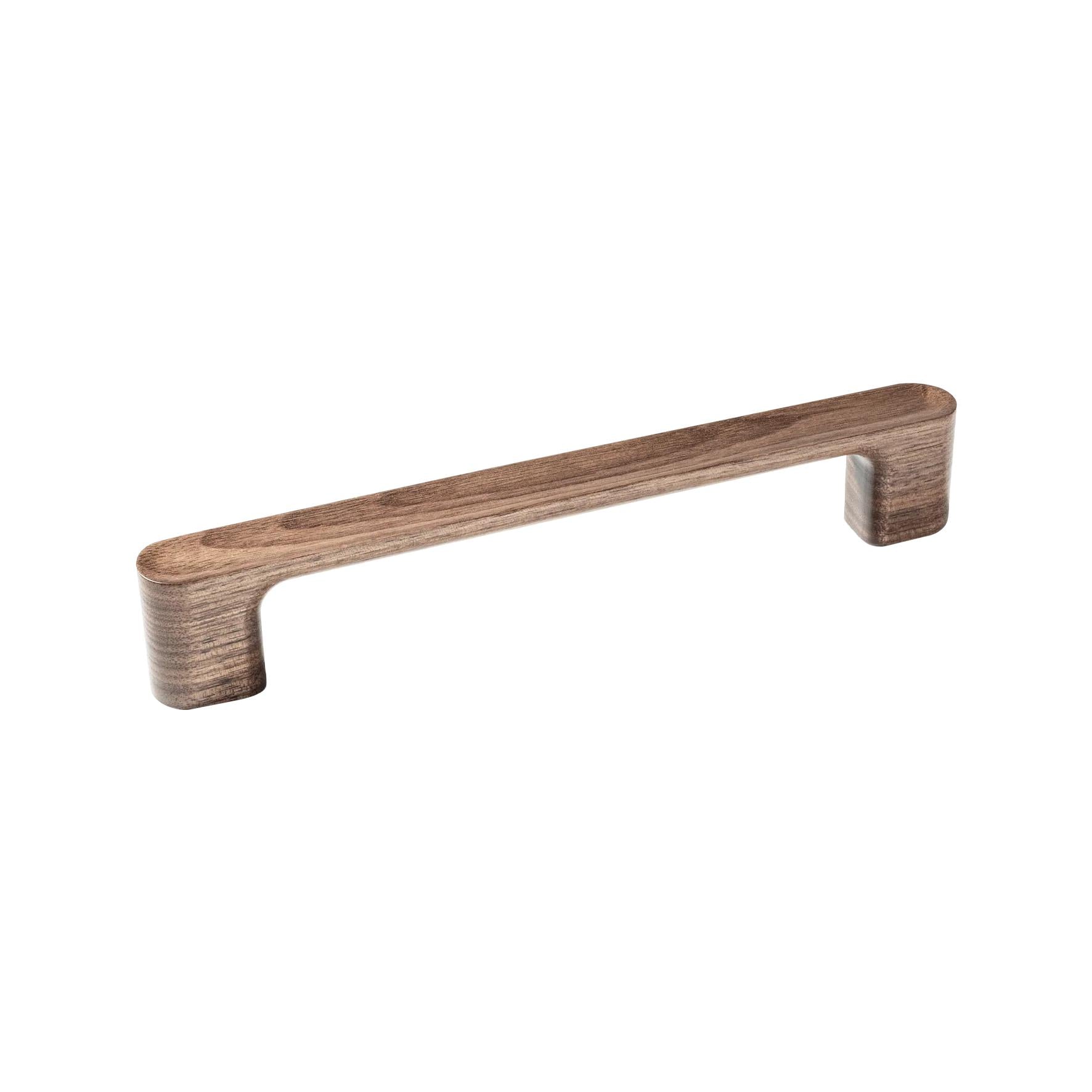 MOMO HANDLES LUV WOOD D HANDLE 160MM WALNUT in Walnut