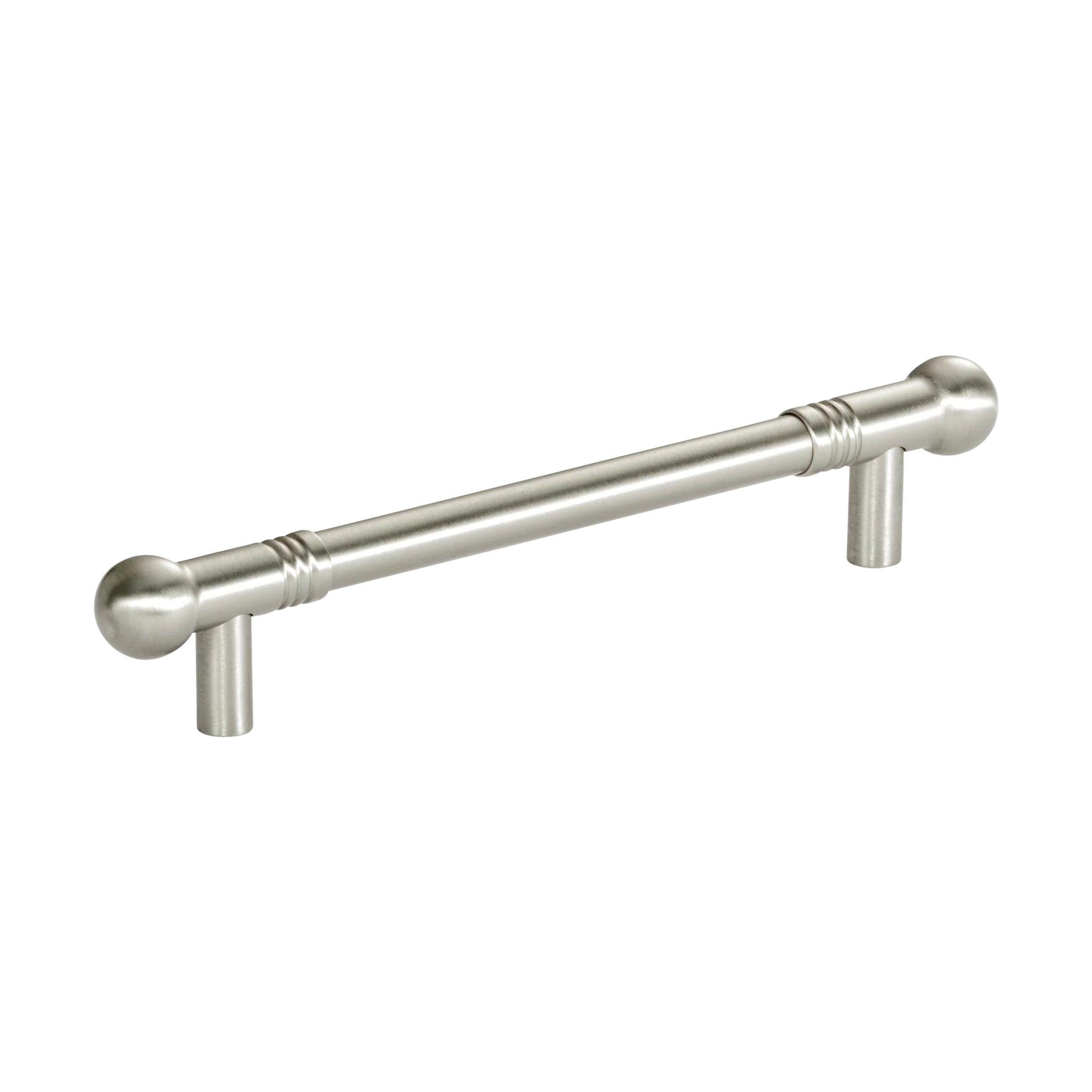 MOMO HANDLES PARLA SOLID BRASS BAR PULL 160MM DULL BRUSHED NICKEL in Dull Brushed Nickel