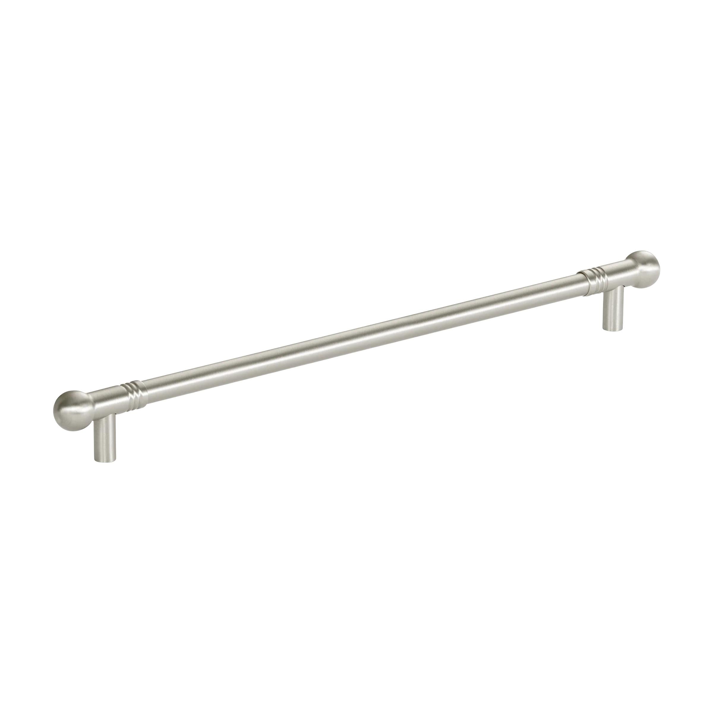 MOMO HANDLES PARLA SOLID BRASS BAR PULL 320MM DULL BRUSHED NICKEL in Dull Brushed Nickel