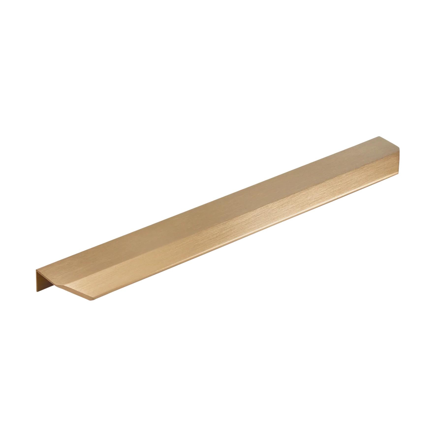 VANN LIP PULL HANDLE 256MM BRUSHED DARK BRASS in Brushed Dark Brass