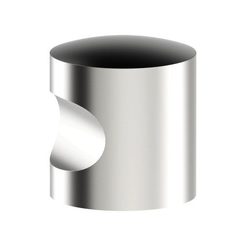 K009 Cabinet Knob, Solid Stainless Steel, 20mm Ø, Projection 28mm in Satin Stainless