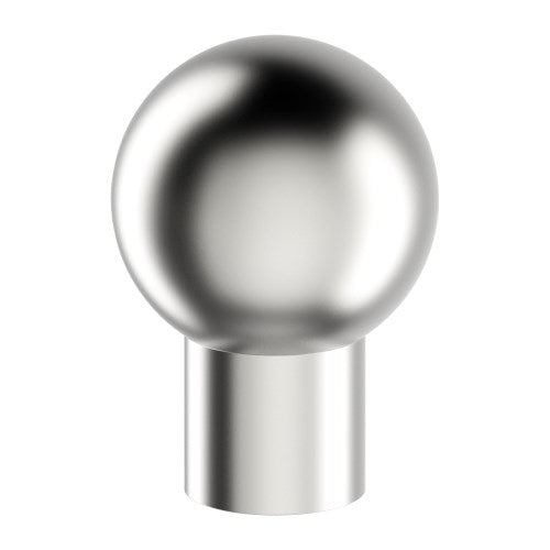 K015 Cabinet Knob, Solid Stainless Steel, 20mm Ø, Projection 28mm in Satin Stainless