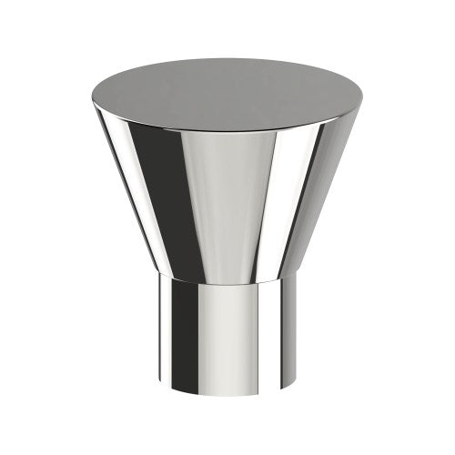 K016 Cabinet Knob, Solid Stainless Steel, 20mm Ø, Projection 22mm in Polished Stainless Steel