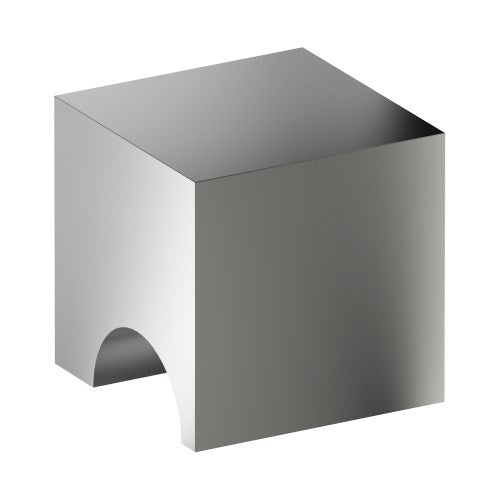 K100 Cabinet Knob, Solid Stainless Steel, 20mm x 20mm, Projection 30mm in Satin Stainless