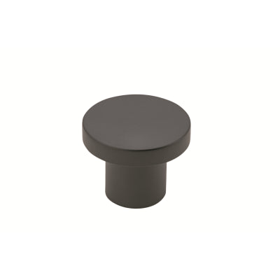 Cupboard Knob Osaka Matt Black P28xD32mm in Matt Black