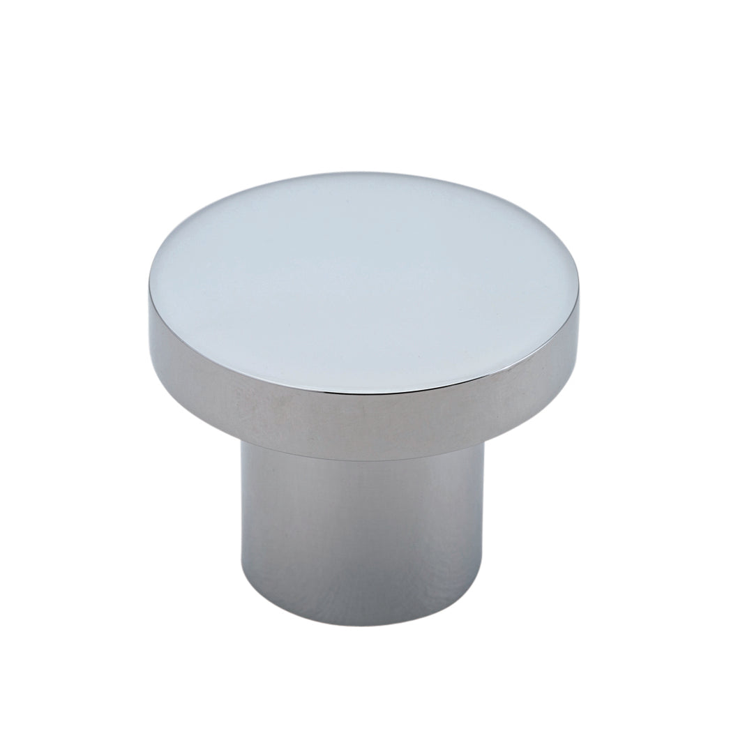Cupboard Knob Osaka Polished Chrome P28xD32mm in Polished Chrome
