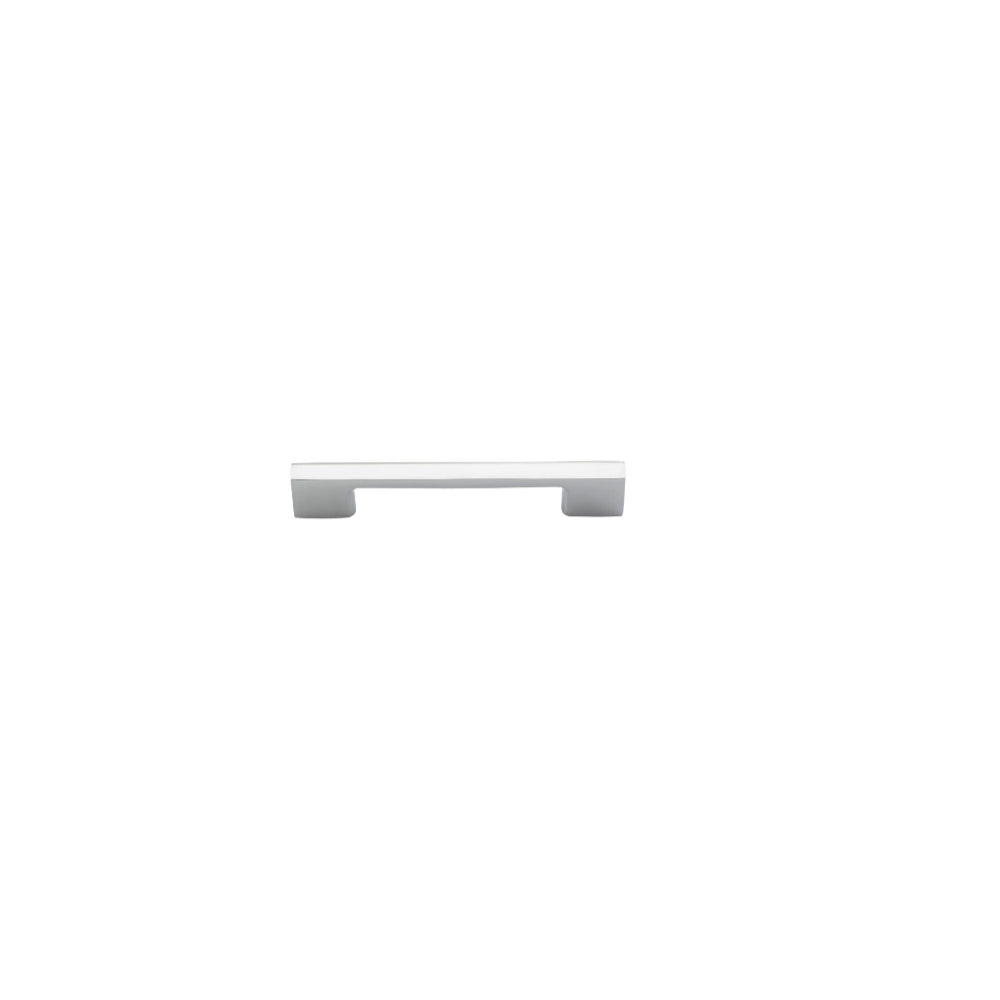 Iver Cali cabinet pull, brass finish, sleek modern handle for kitchen or bathroom cabinets, shown in close-up image.