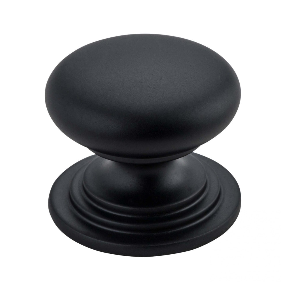 Iver Sarlat cupboard knob in architectural hardware style, showing a close-up of the brass handle with detailed finish.