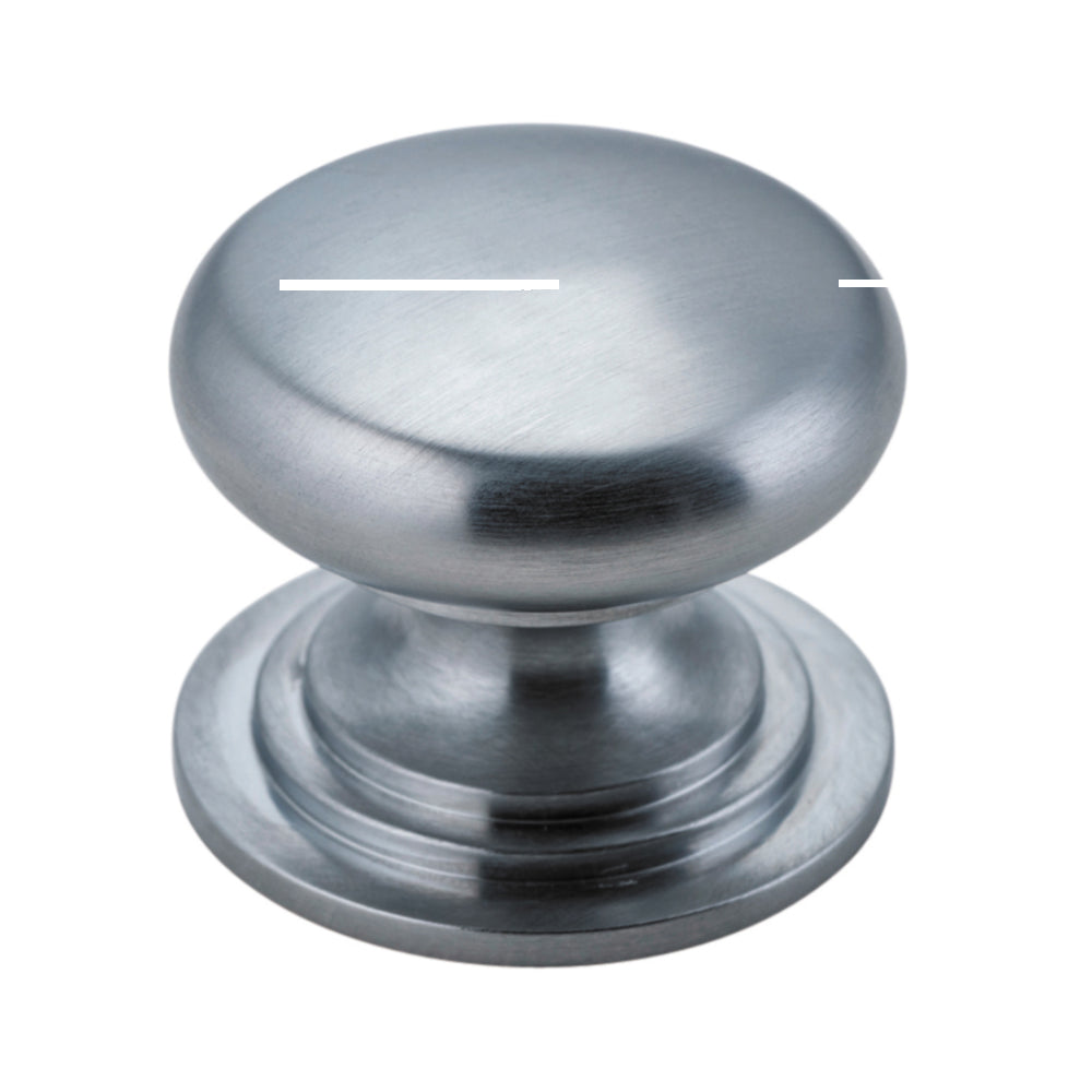 Iver Sarlat Cupboard Knob in architectural hardware style, showing a close-up of the brass knob with a polished finish.