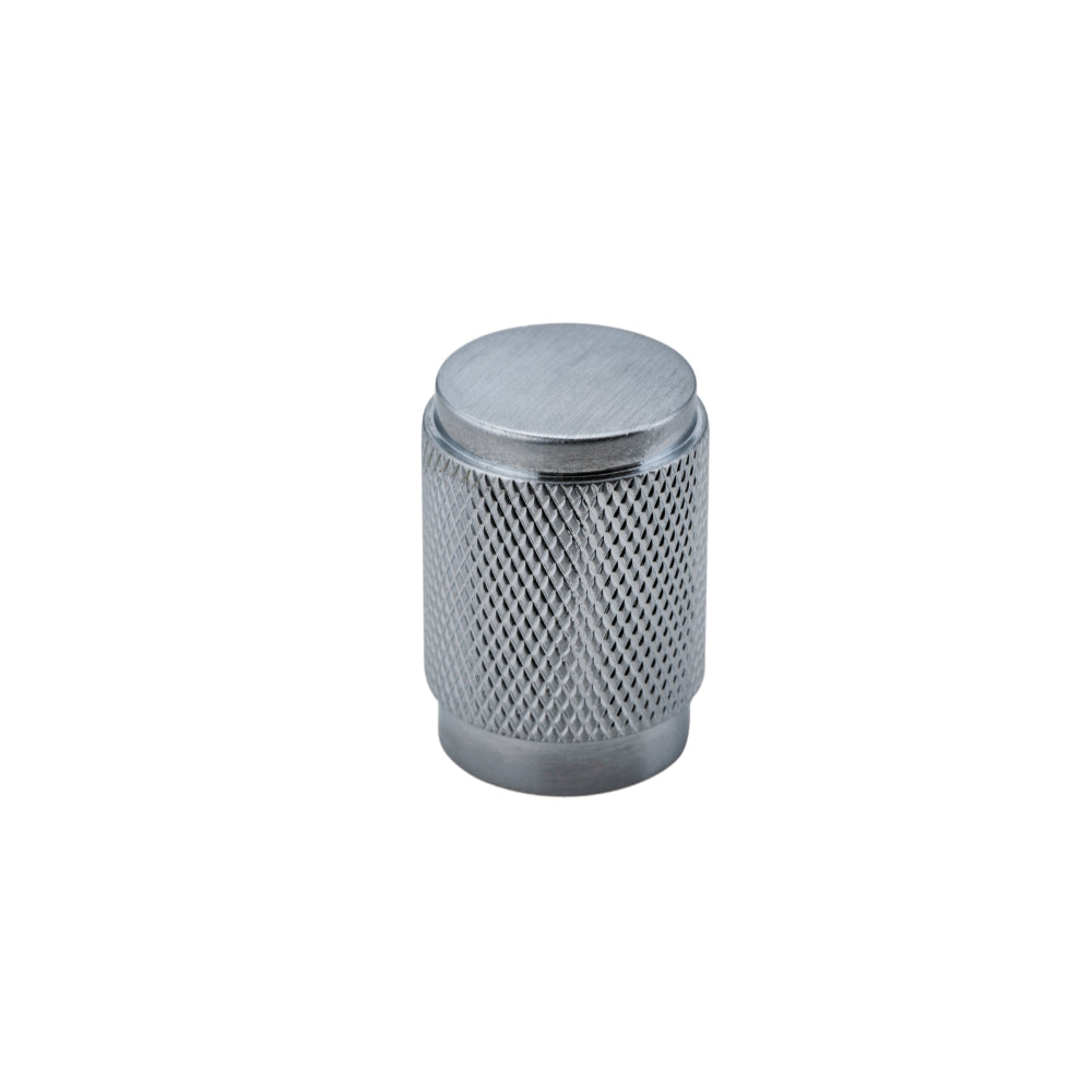 Cupboard Knob Brunswick Brushed Chrome P28xD20mm in Brushed Chrome