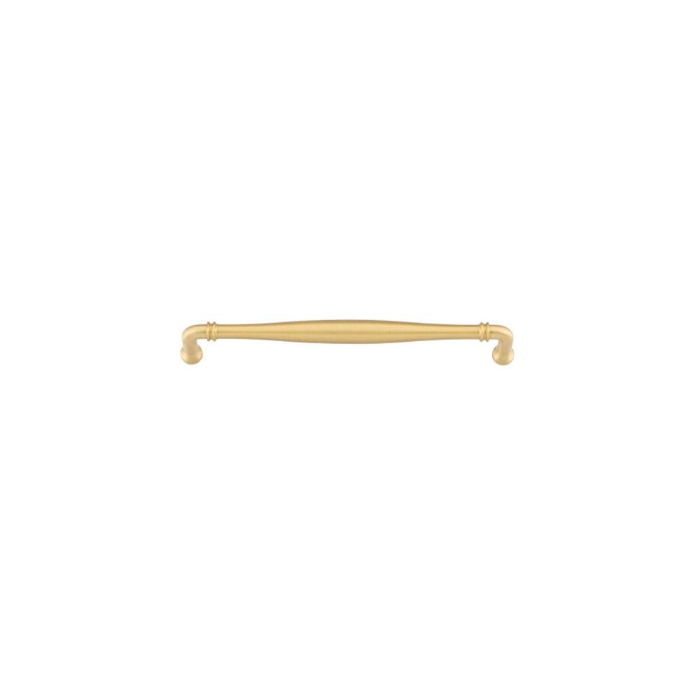 Iver Sarlat cabinet pull in architectural hardware style, featuring a sleek, modern design with a brushed metal finish.