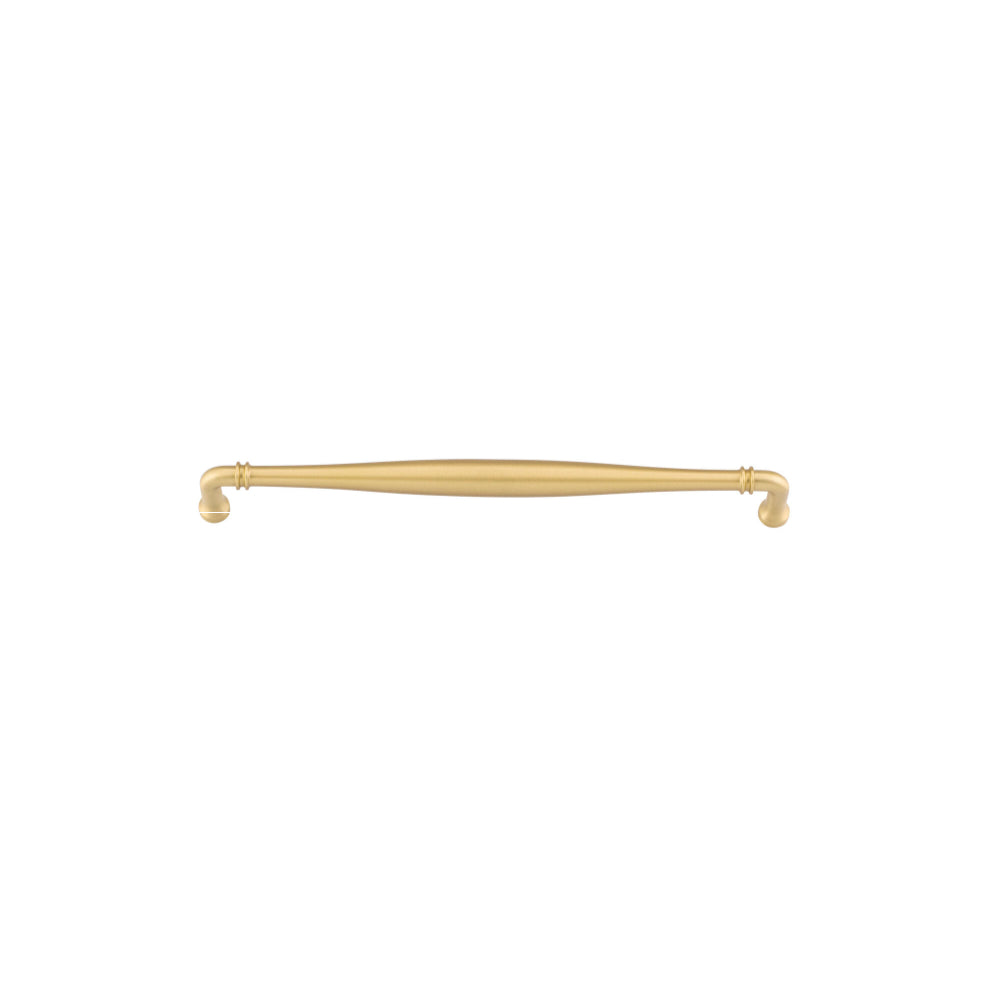 Iver Sarlat cabinet pull, architectural hardware in brushed nickel finish, featuring a sleek, modern design for kitchen or furniture.