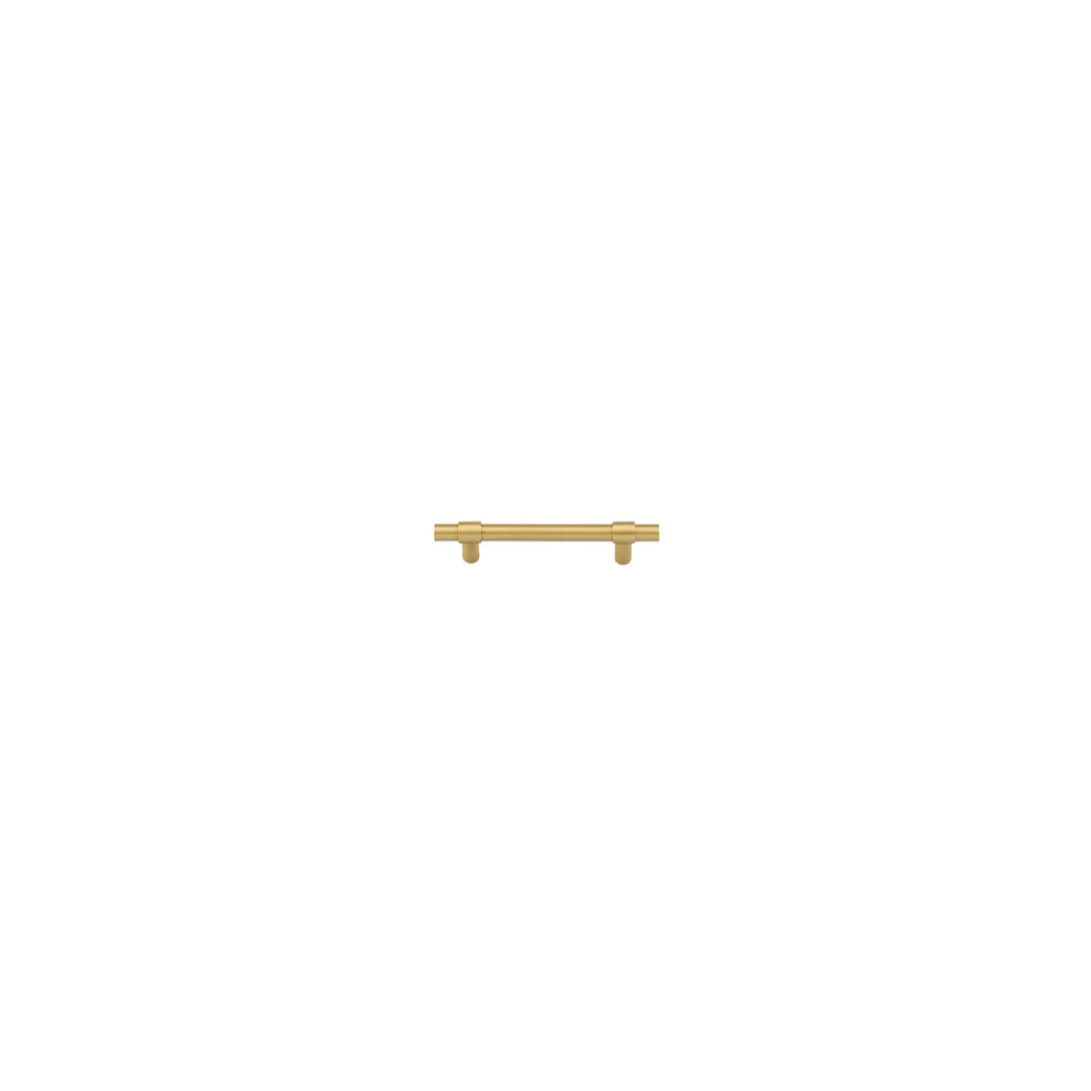 Iver Helsinki cabinet pull hardware in brushed nickel with sleek, modern design for kitchen or furniture cabinets.