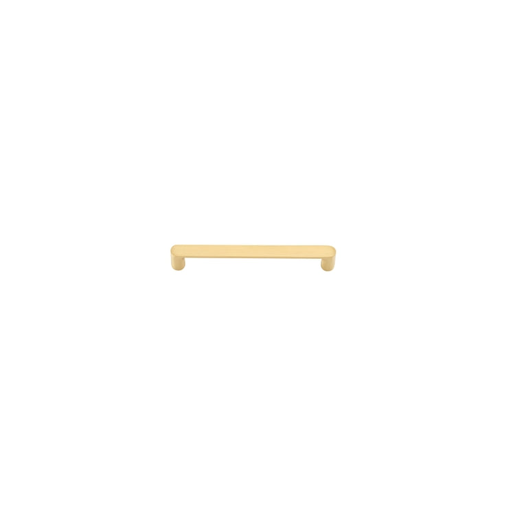 Cabinet Pull Osaka Brushed Gold PVD L175xW15xP30mm BD15mm CTC160mm in Brushed Gold PVD