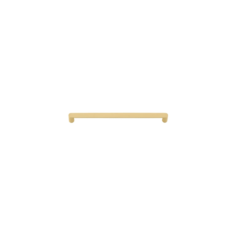 Cabinet Pull Osaka Brushed Gold PVD L271xW15xP30mm BD15mm CTC256mm in Brushed Gold PVD