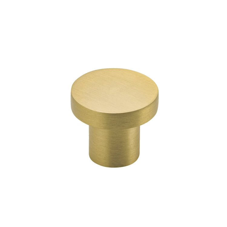 Cupboard Knob Osaka Brushed Gold PVD P28xD32mm in Brushed Gold PVD