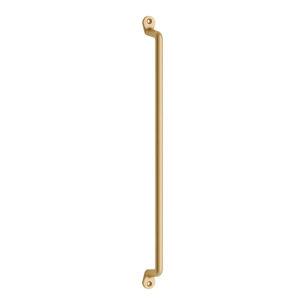 Pull Farmhouse Unlacquered Satin Brass L333xW9.5xP31.5mm CTC320mm in Unlacquered Satin Brass