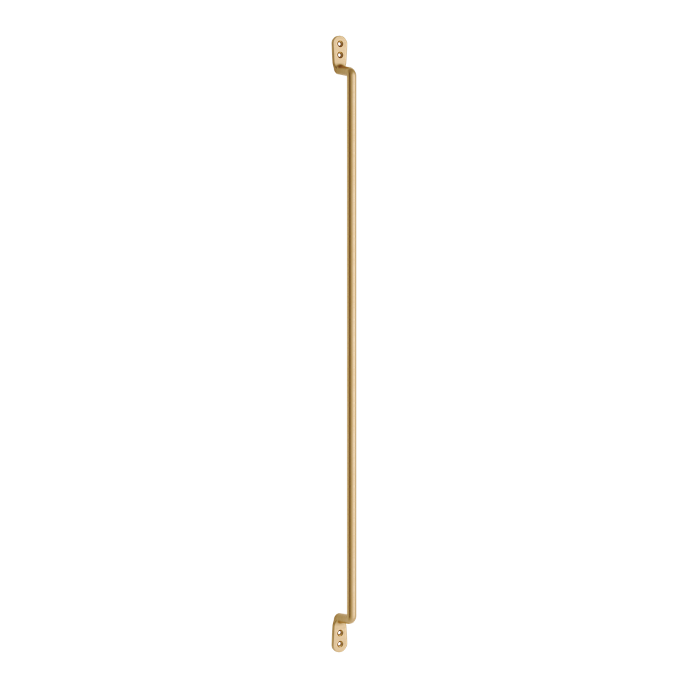 Pull Farmhouse Unlacquered Satin Brass L641xW9.5xP31.5mm CTC600mm in Unlacquered Satin Brass