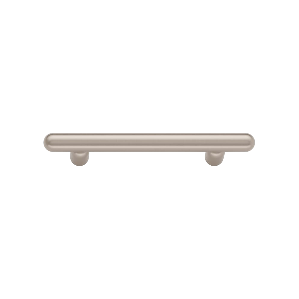 Cabinet Pull Puerto Satin Nickel L198xW18xP43mm CTC128mm in Satin Nickel