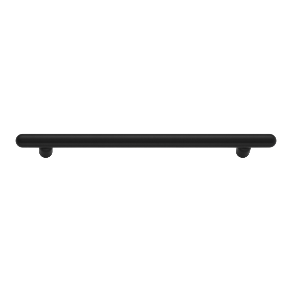 Cabinet Pull Puerto Matt Black L334xW18xP43mm CTC256mm in Matt Black