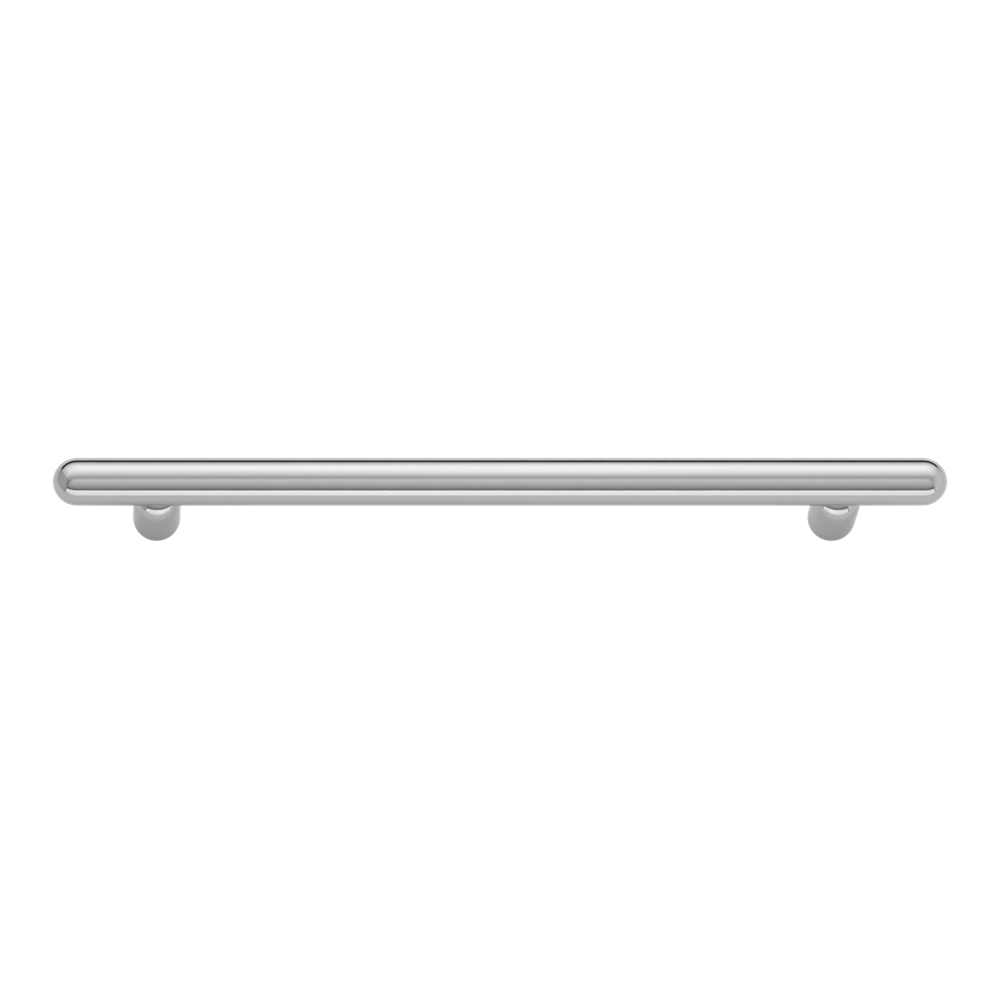 Cabinet Pull Puerto Polished Chrome L334xW18xP43mm CTC256mm in Polished Chrome