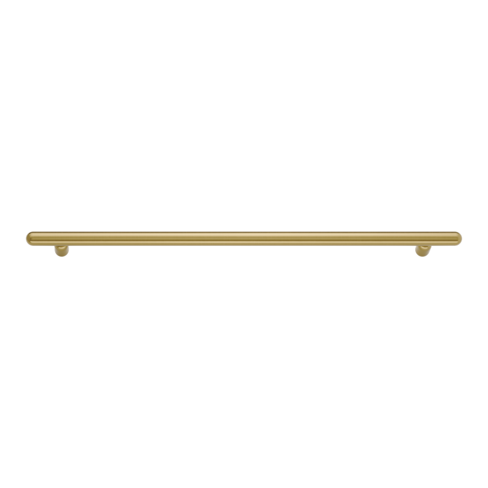 Cabinet Pull Puerto Brushed Gold PVD L536xW18xP43mm CTC450mm in Brushed Gold PVD