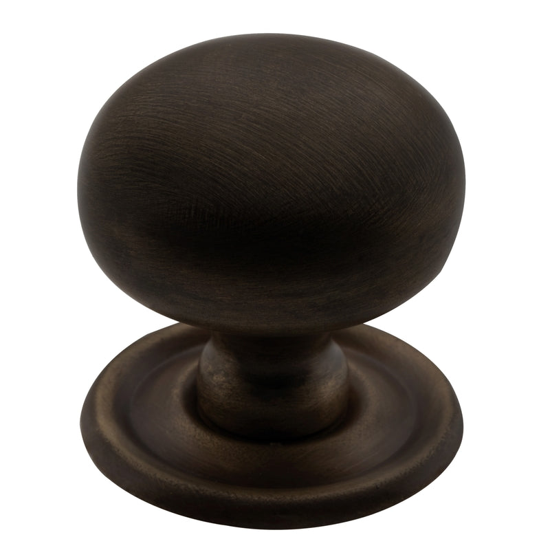 Cupboard Knob Classic Antique Brass D32xP32mm in Antique Brass