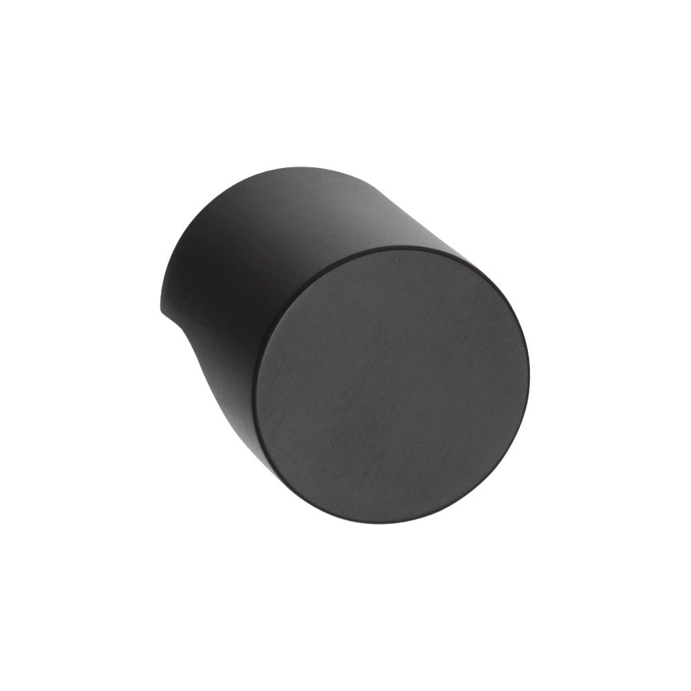 RIVIO GL24M cabinet knob PVD satin black in Satin Black PVD