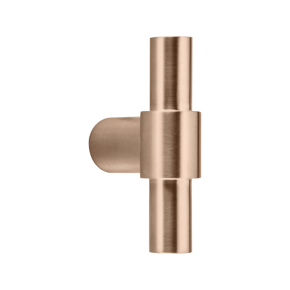 ONE PB14 cabinet knob 14mm PVD Light Bronze in Satin Gold PVD
