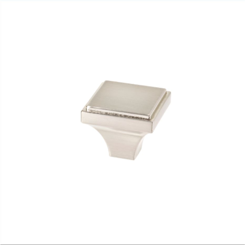 Zanda Manhattan Knob architectural hardware in brushed nickel finish, showcasing the elegant, modern door handle design.