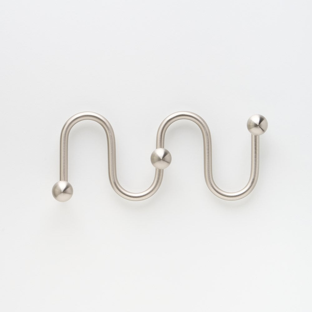 Large Lo & Co Sphere Hook XL in bronze finish, architectural hardware with a smooth spherical design for wall mounting.