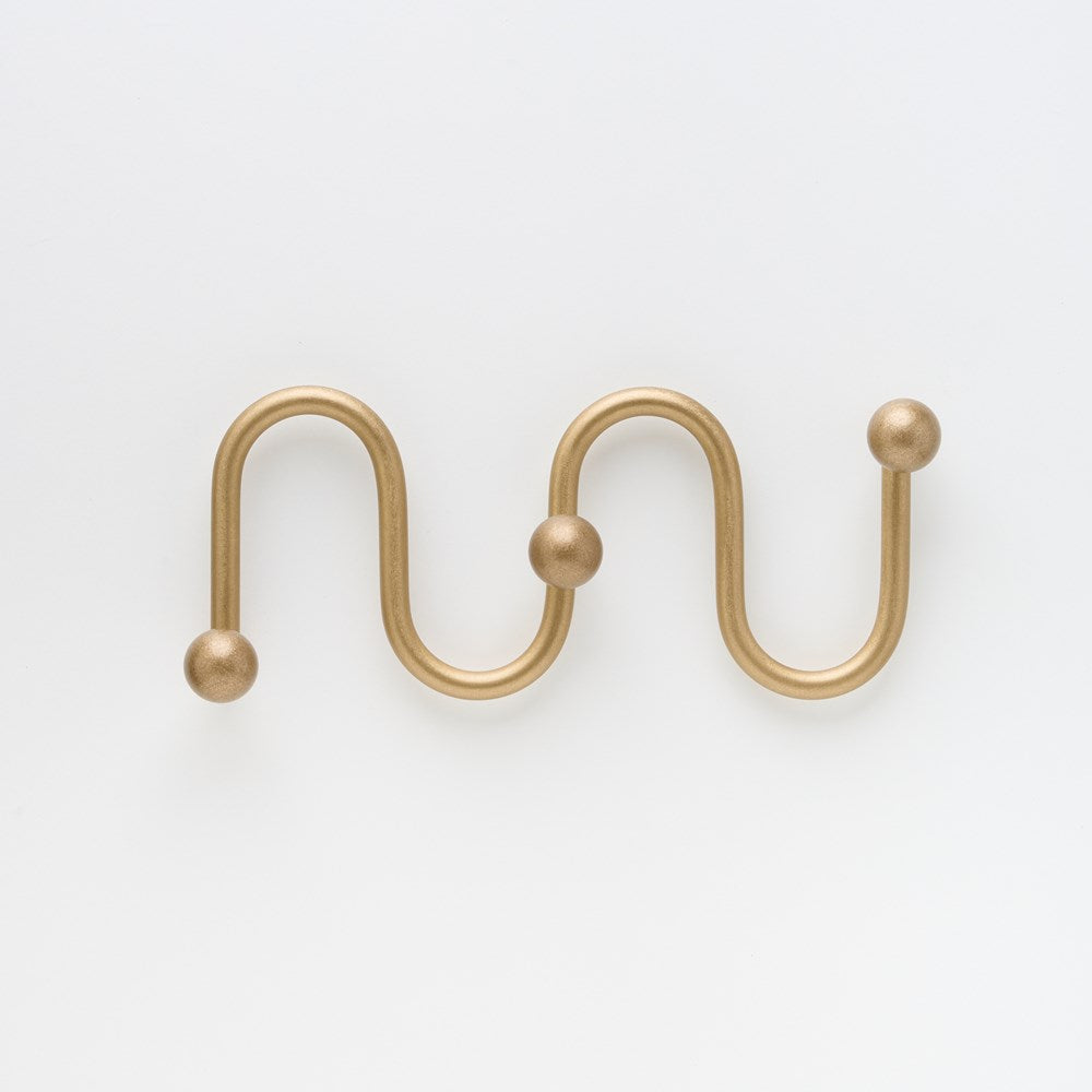 Lo & Co Sphere Hook XL in bronze finish, large architectural hardware wall hook with spherical design for modern interiors