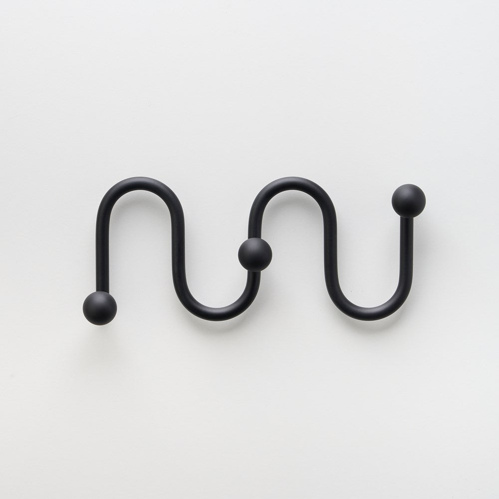 Large Lo & Co Sphere Hook XL in architectural hardware style, showcasing its modern spherical design and sturdy metal construction.