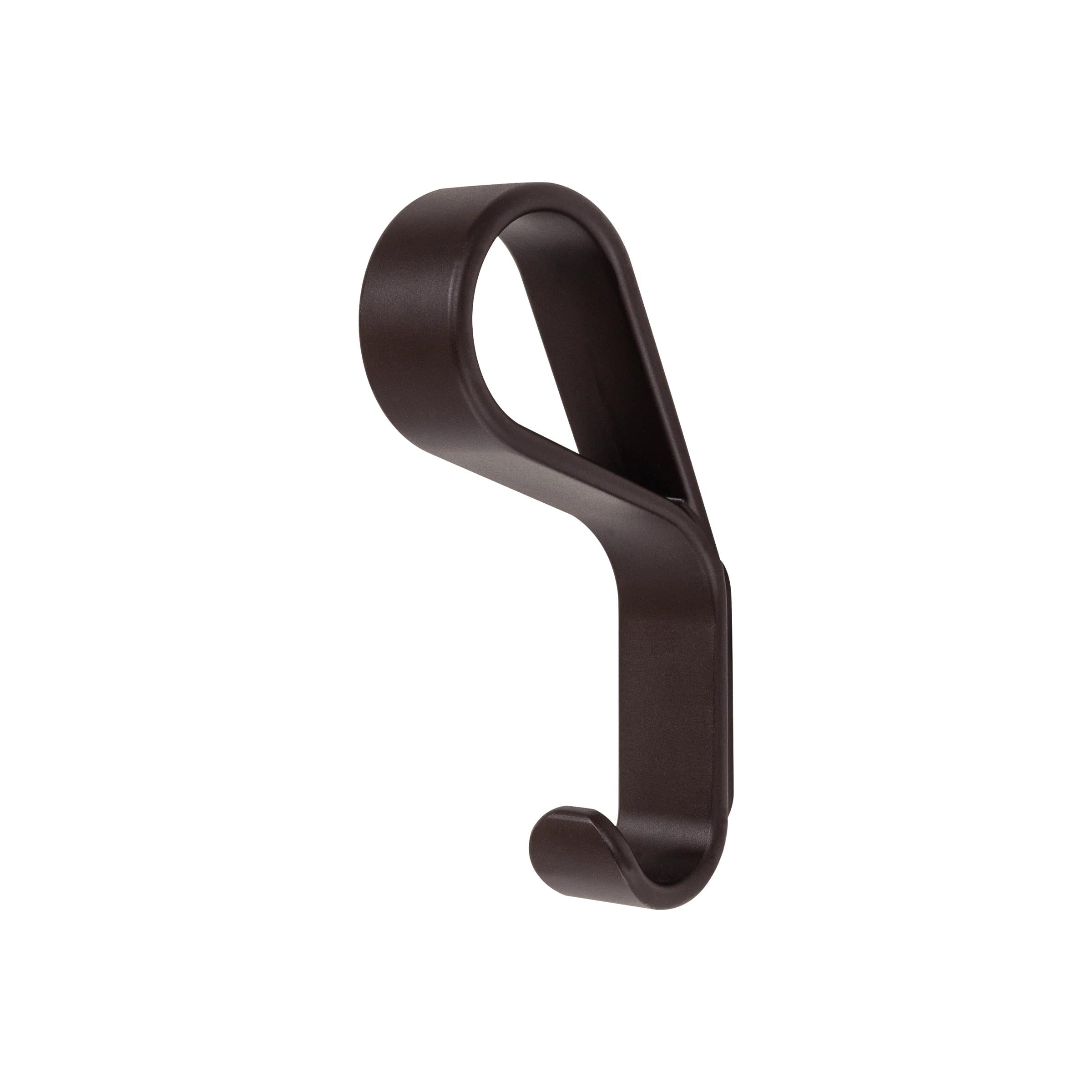 MOMO HANDLES BELT WALL HOOK 65MM MOCCA BROWN in Mocca