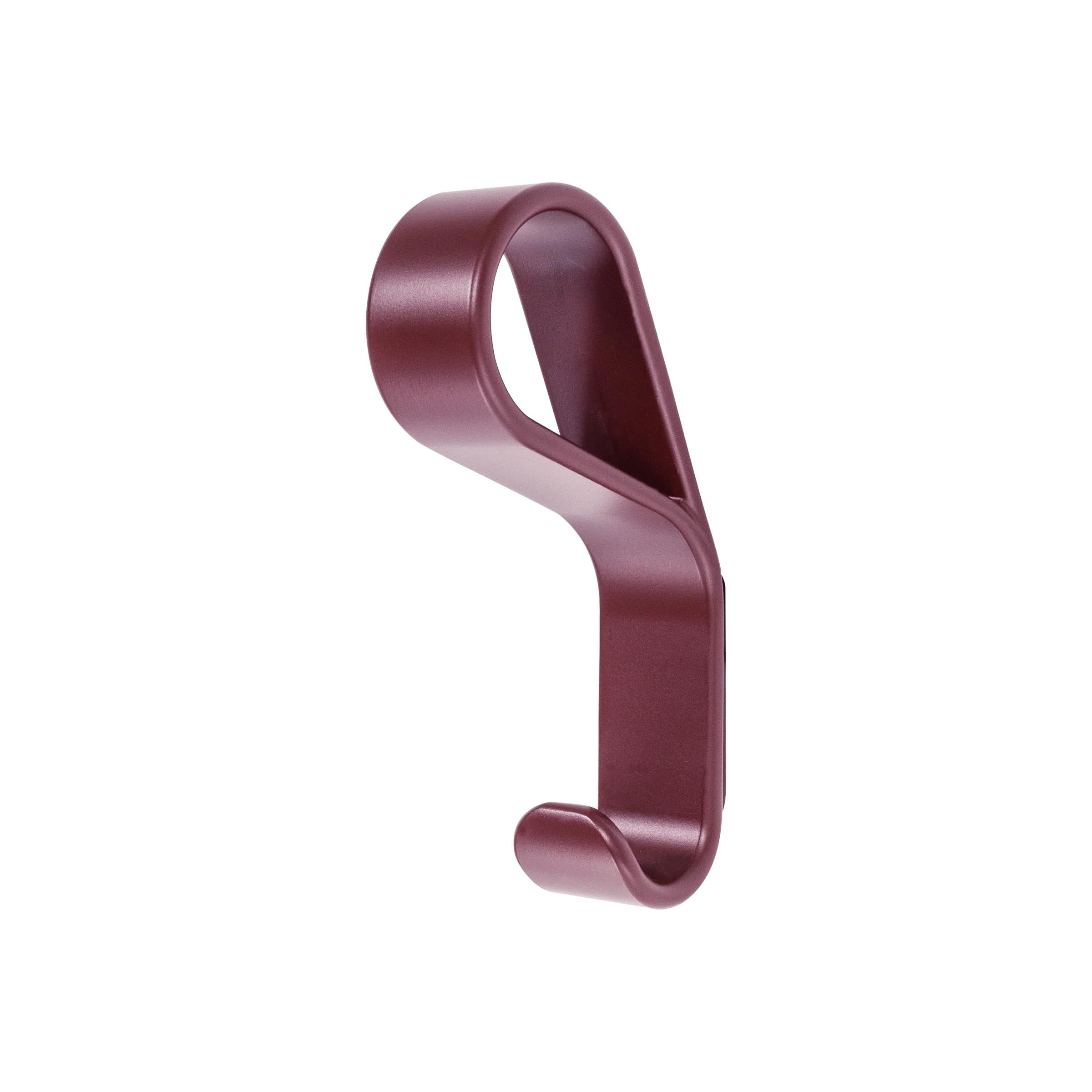 MOMO HANDLES BELT WALL HOOK 65MM VOLCANO RED in Volcano Red