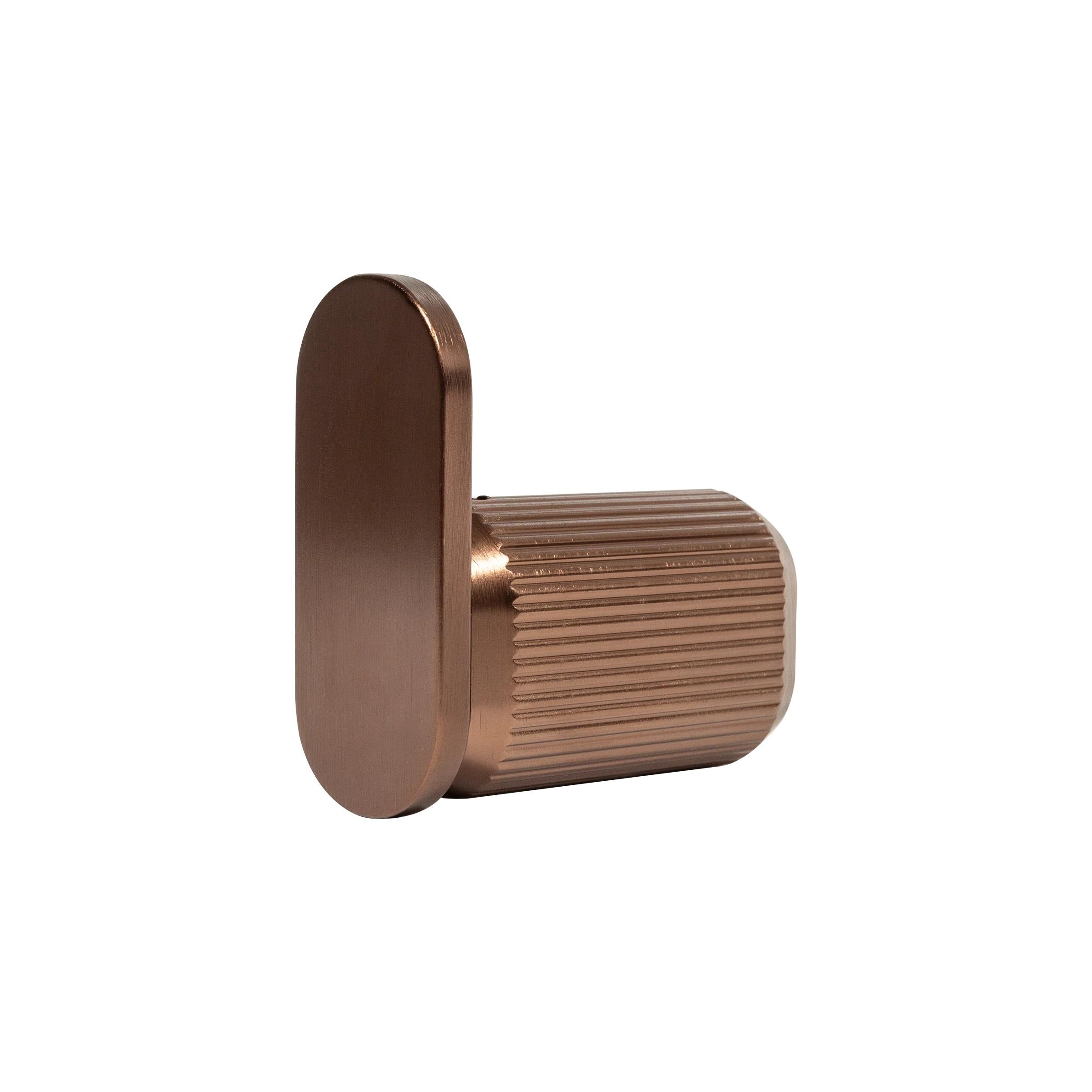 MOMO HANDLES BROOKLYN WALL HOOK 70MM BRUSHED BRONZE in Brushed Bronze