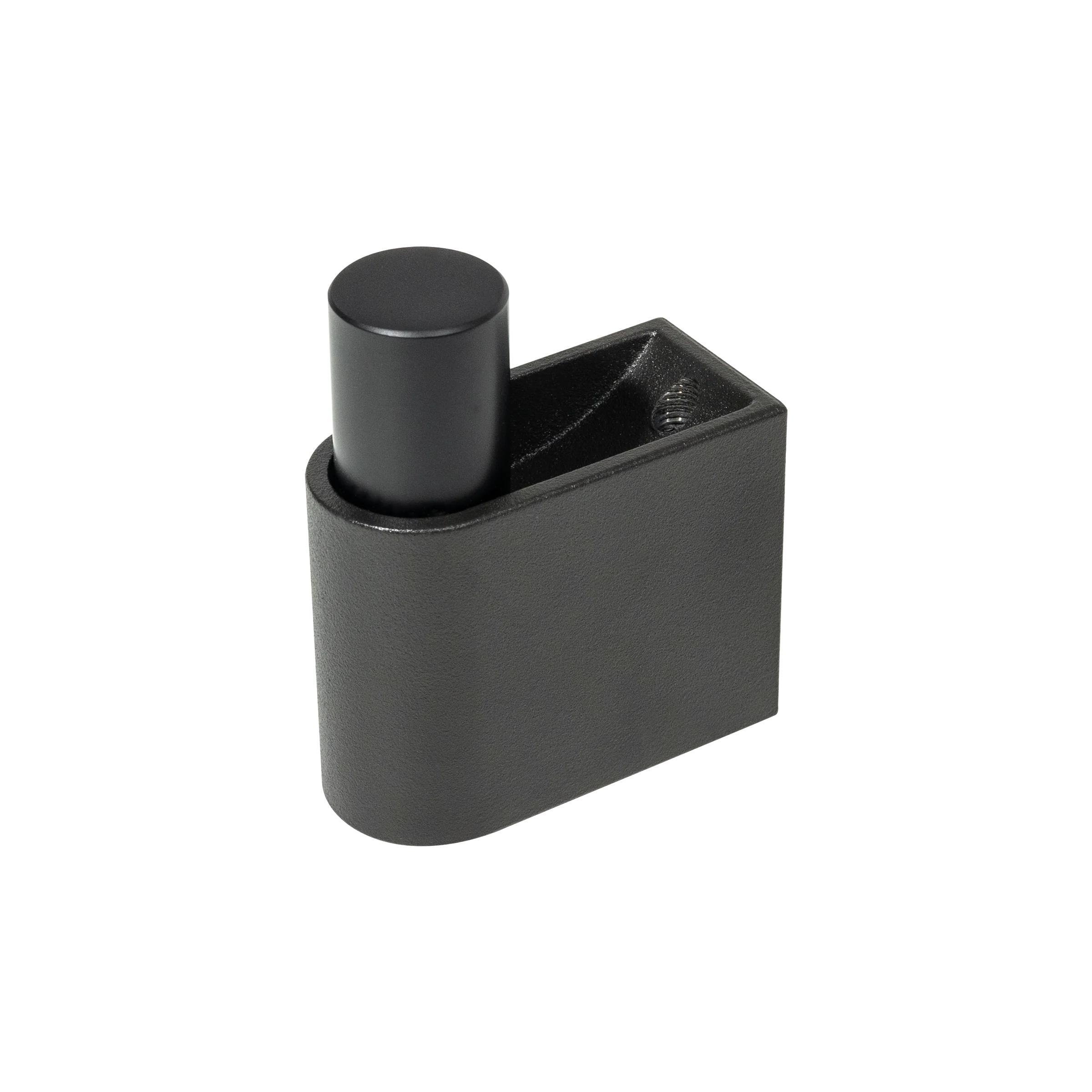 MOMO HANDLES CASEY WALL HOOK 50MM MATT BLACK in Matt Black