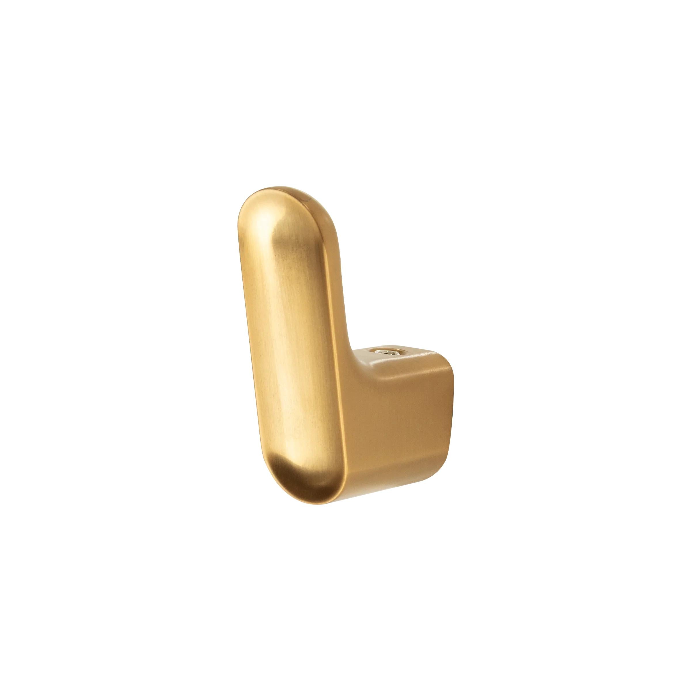MOMO HANDLES LUV WALL HOOK 41MM BRUSHED DARK BRASS in Brushed Dark Brass