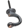 Curtain Tie Back Hook Standard Antique Copper P45mm in Antique Copper