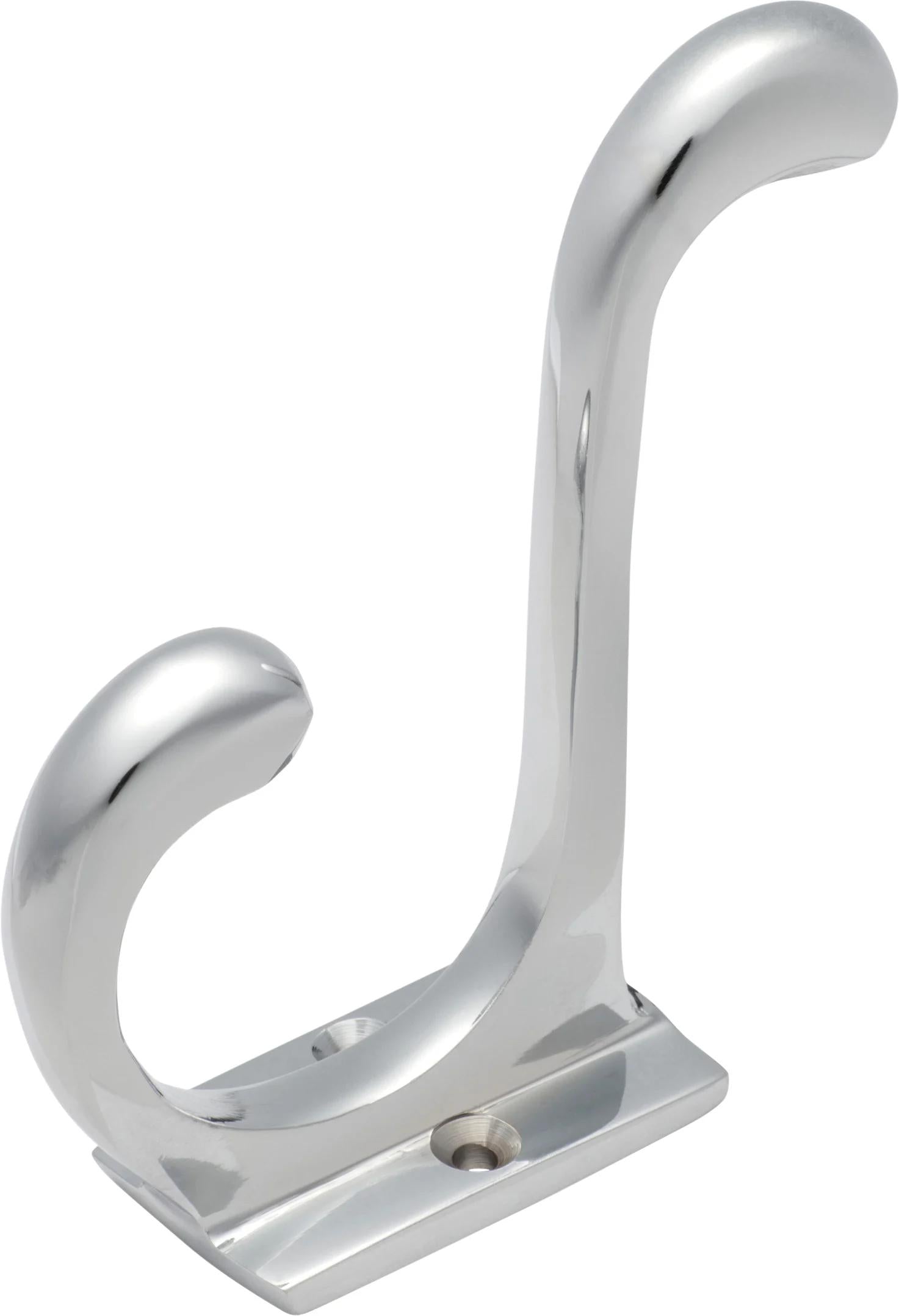 Traditional retro hat and coat hooks by Tradco, featuring vintage-style metal hooks mounted on a wooden board.