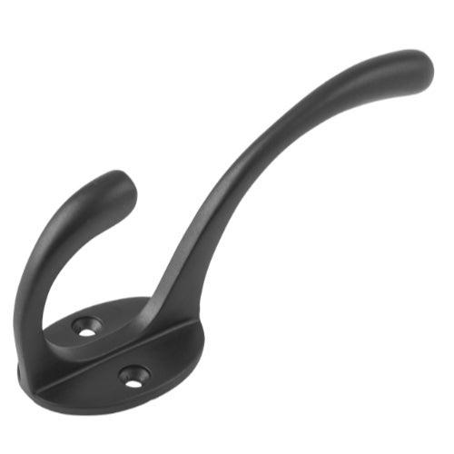 Traditional Victorian-style metal hat and coat hook by Tradco, featuring ornate design and sturdy construction.