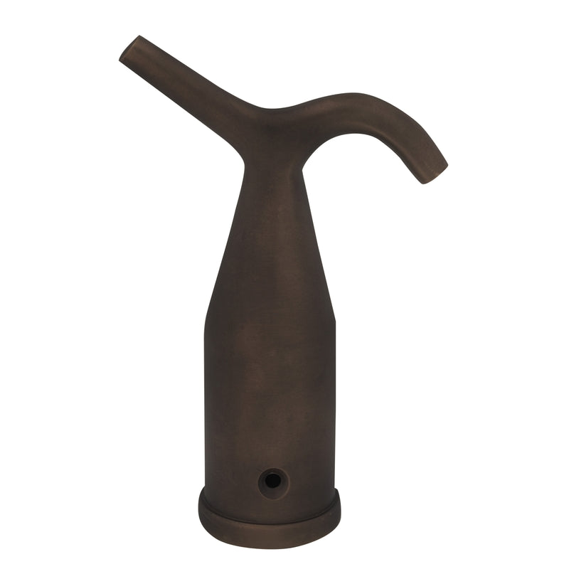 Pole Hook Antique Brass H100xD25mm in Antique Brass