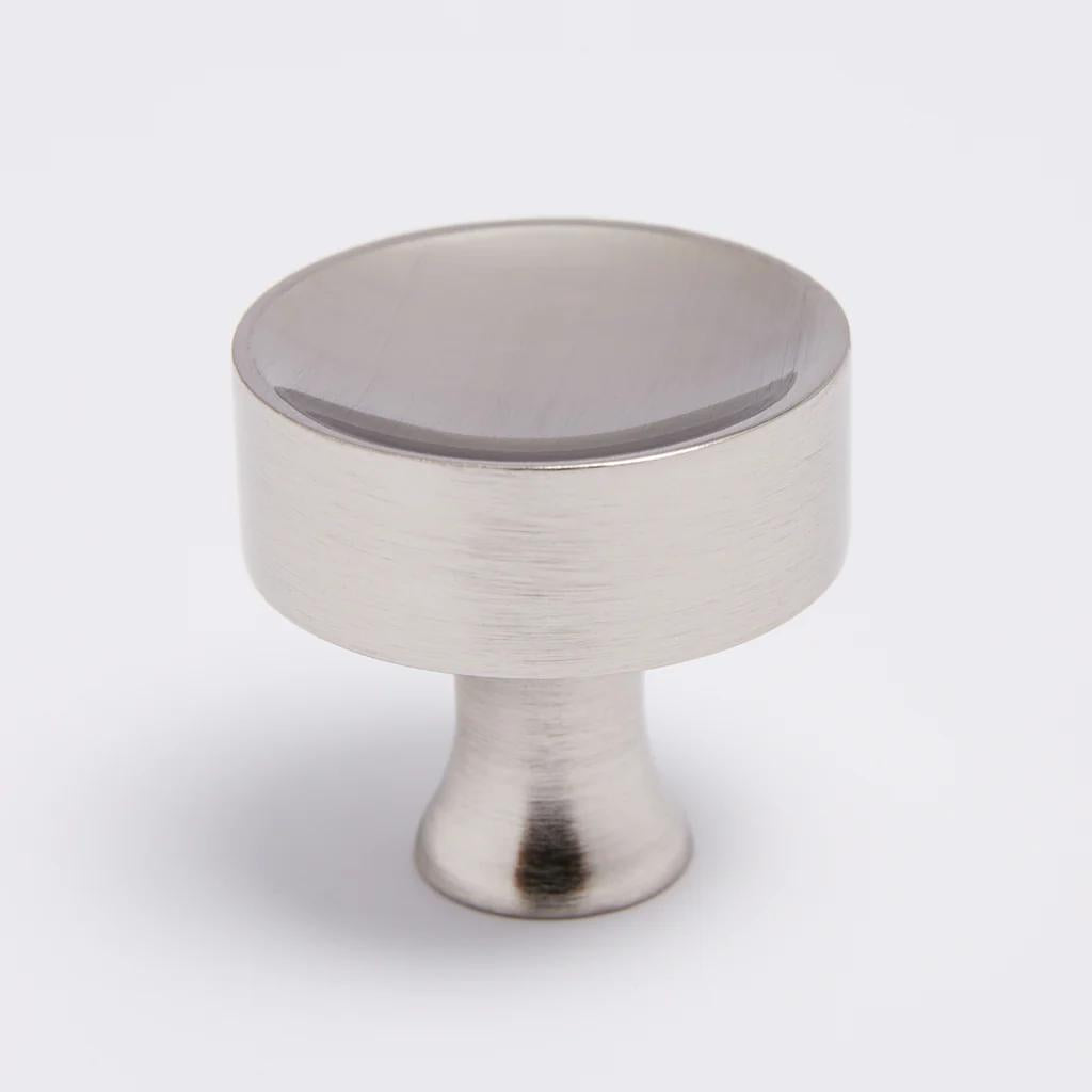 Atticus Knob - Satin Nickel in Satin Nickel