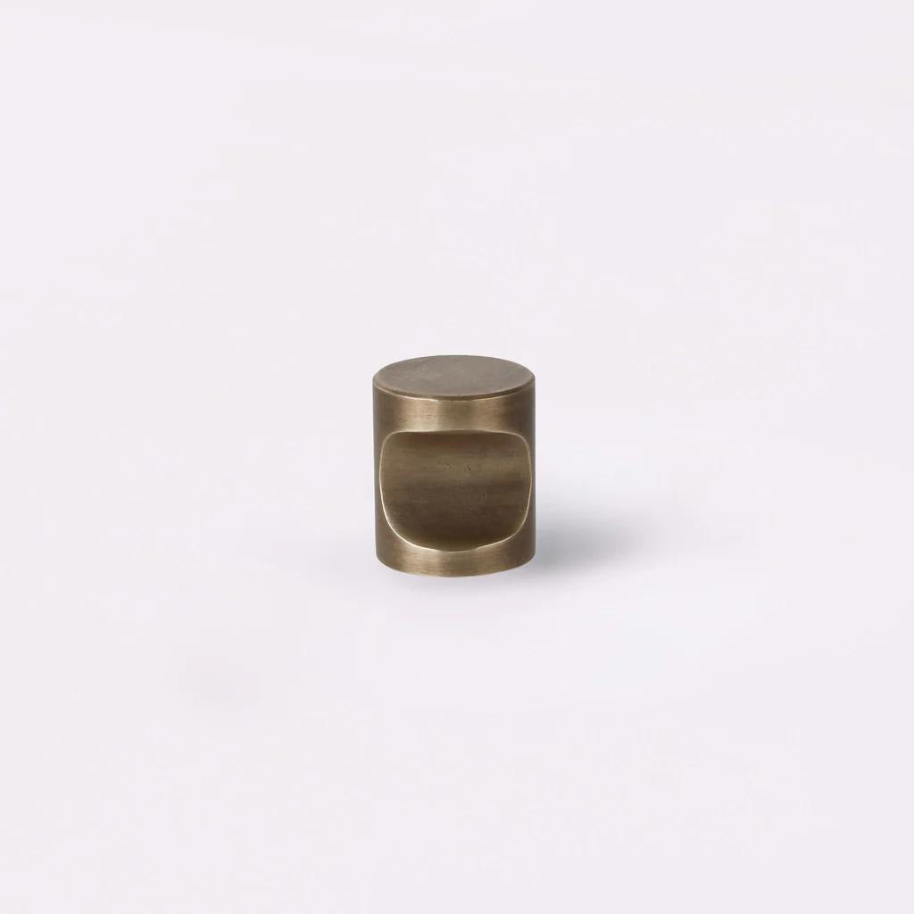 HH x Ren Knob - Acid Washed Brass in Acid Washed Brass