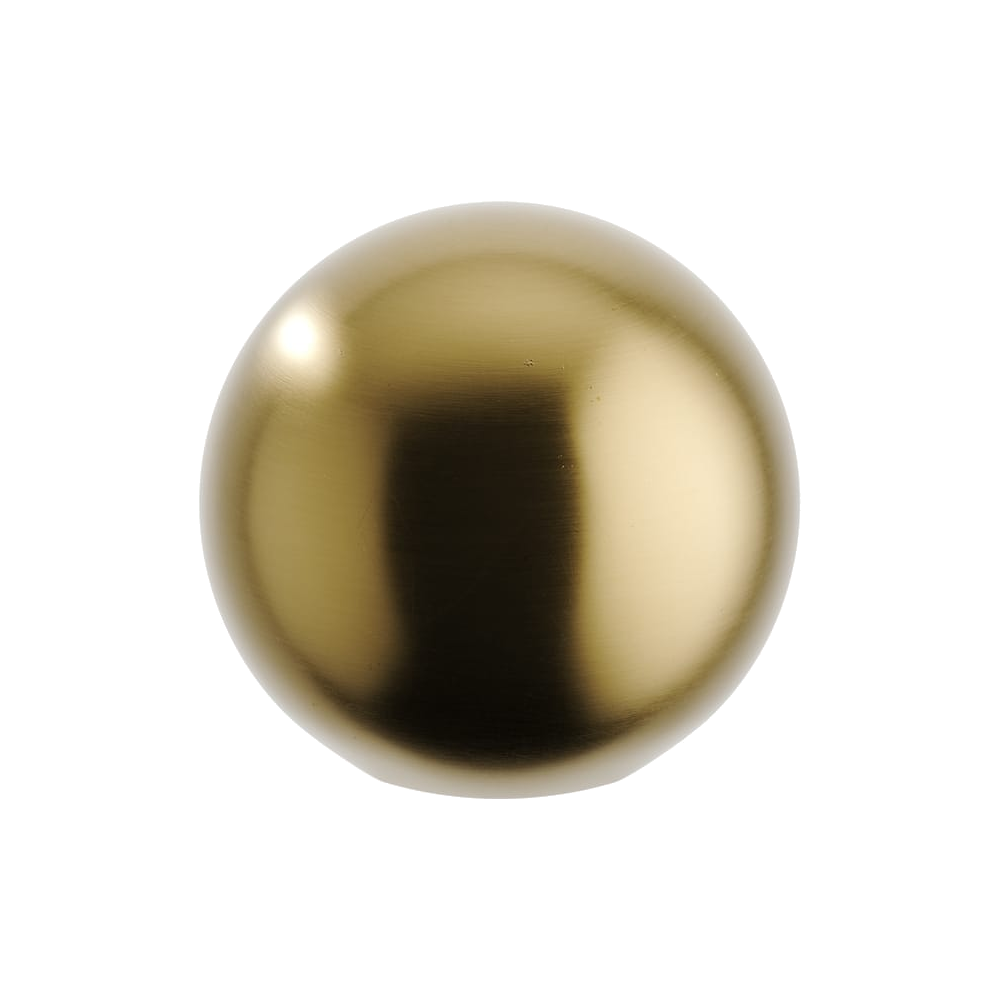 Cupboard Knob Puerto Brushed Gold PVD D32xP30mm in Brushed Gold PVD