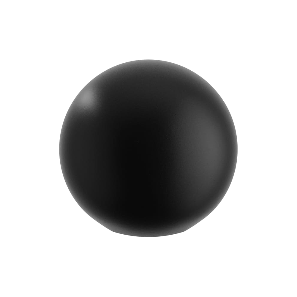 Cupboard Knob Puerto Matt Black D32xP30mm in Matt Black