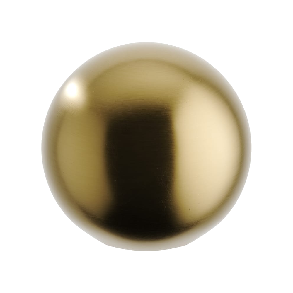 Cupboard Knob Puerto Brushed Gold PVD D38xP35mm in Brushed Gold PVD