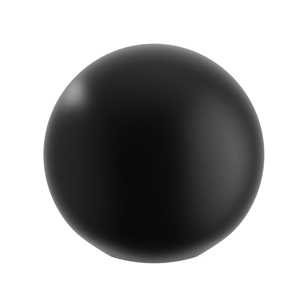 Cupboard Knob Puerto Matt Black D38xP35mm in Matt Black