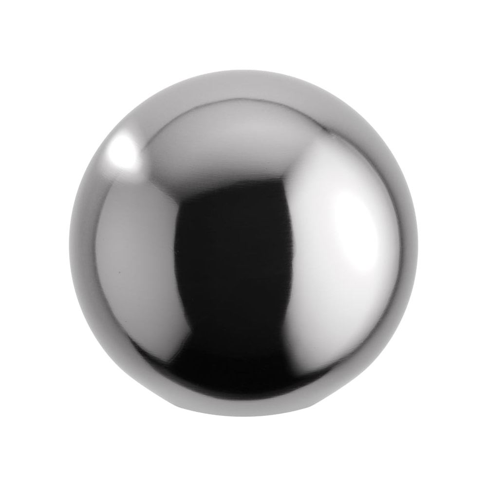 Cupboard Knob Puerto Polished Chrome D38xP35mm in Polished Chrome